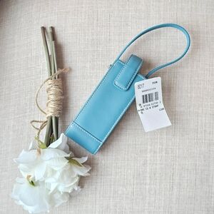 Vintage Coach Mini Case # 8017 ( Turquoise Blue )